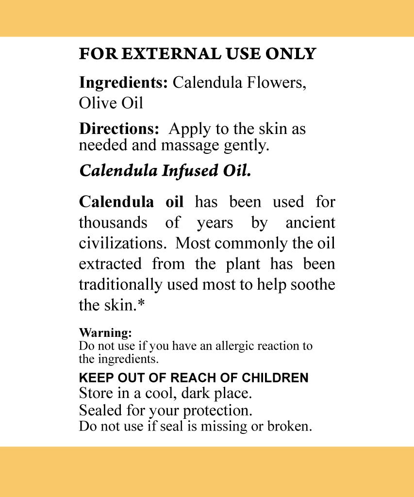 Calendula Oil 50 ml - Photo #2 Calendula Oil 50 ml - Photo #2