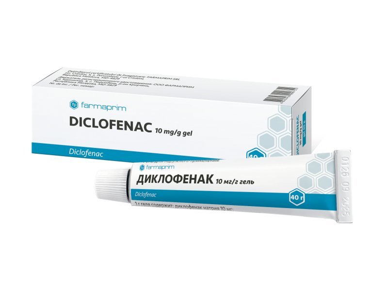 Diclofenac gel 10 mg/g 40 g - Photo #1 Diclofenac gel 10 mg/g 40 g - Photo #1
