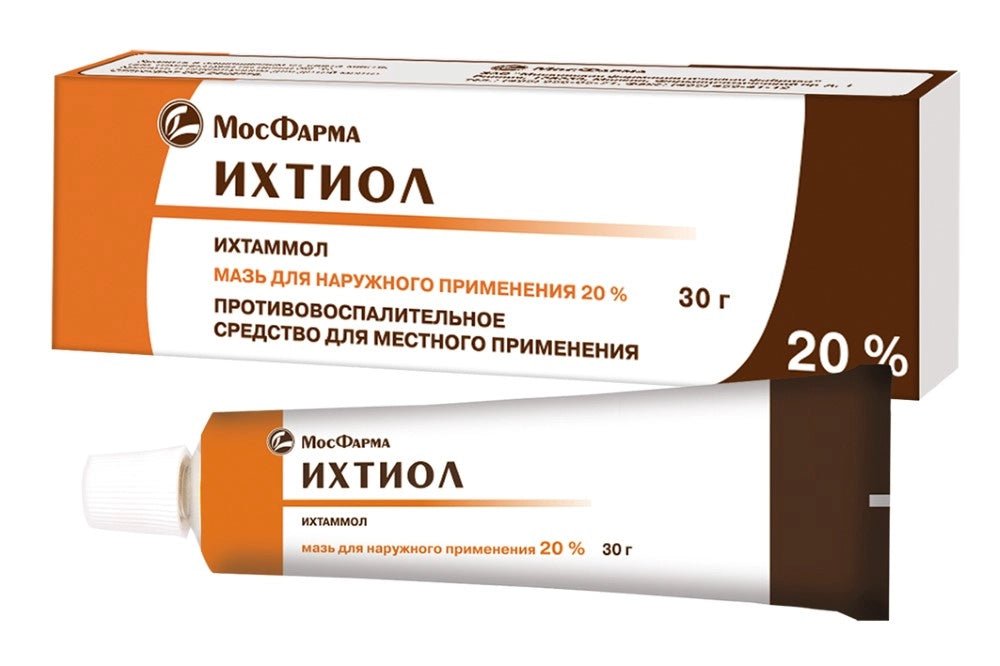 Ихтиоловая мазь 20% 30 г - Фото #1 Ихтиоловая мазь 20% 30 г - Фото #1