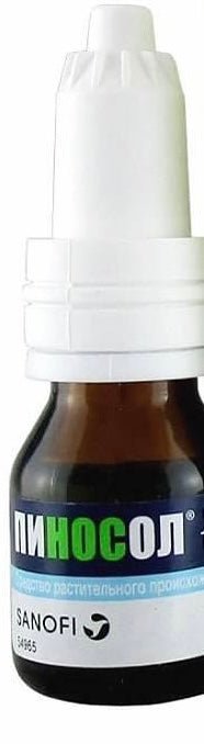 Пиносол капли назальные 10 мл Пиносол капли назальные 10 мл