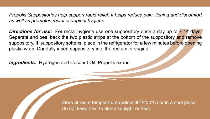 Propolis Suppositories 10 pcs - Photo #2 Propolis Suppositories 10 pcs - Photo #2