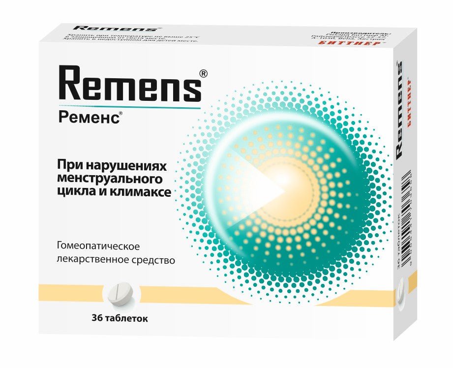 Remens - Ременс При нарушениях менструального цикла и климаксе - USA Apteka