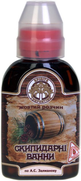 Скипидарные ванны Желтый раствор по Залманову 125 мл Скипидарные ванны Желтый раствор по Залманову 125 мл