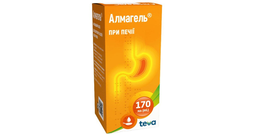 Almagel from heartburn 170 ml - Алмагель от изжоги 170 мл - USA Apteka russian pharmacy