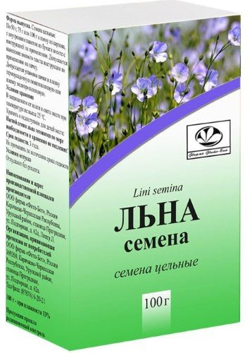 Flax seeds 100 gr - Семена Льна 100 гр - USA Apteka russian pharmacy