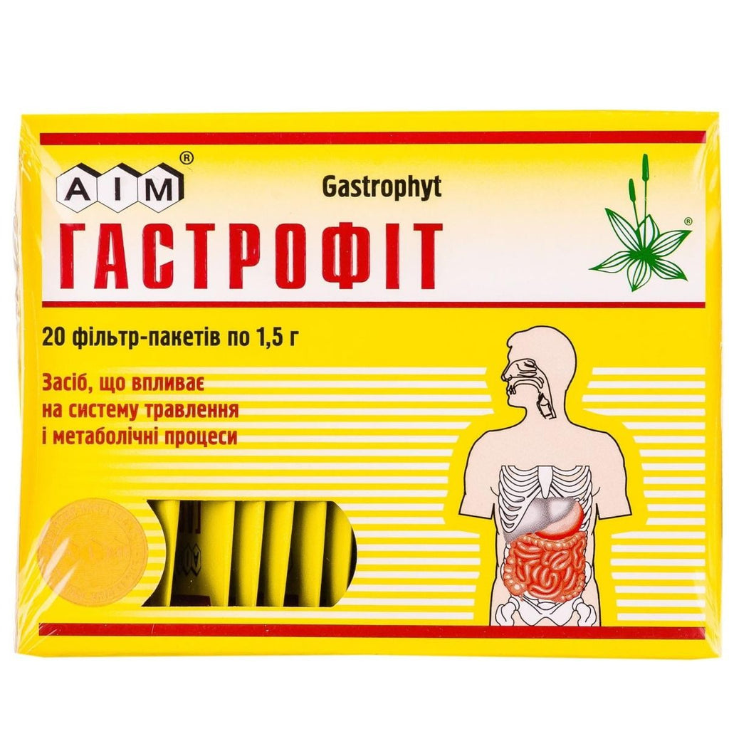 Gastrofit 20 tea bags - Гастрофит 20 фильтров-пакетов, пищеварительная система и метаболические процессы. - USA Apteka russian pharmacy