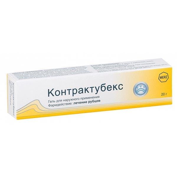 Сontractubex gel 20 g - Контрактубекс гель, лечение рубцов 20 г - USA Apteka russian pharmacy