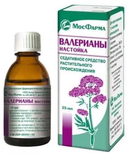 Настоянка валеріани 25 мл Настоянка валеріани 25 мл