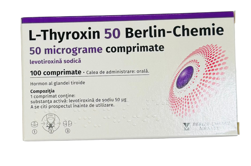 L-thyrosine 50 mcg 100 tabs - Photo #1