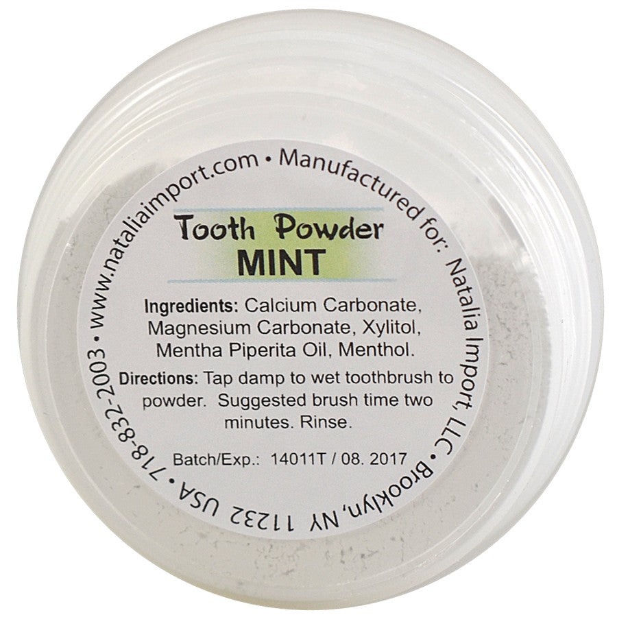 Tooth Powder Peppermint 40 gr - USA Apteka russian pharmacy