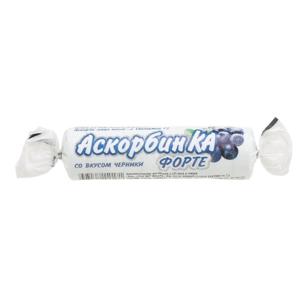 Ascorbinka Forte (Vitamin C) Blueberry 10 tabs