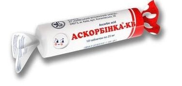 Ascorbinka (Vitamin C) 10 tabs - Photo #2