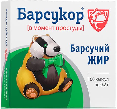 Barsukor 100 capsules - USA Apteka