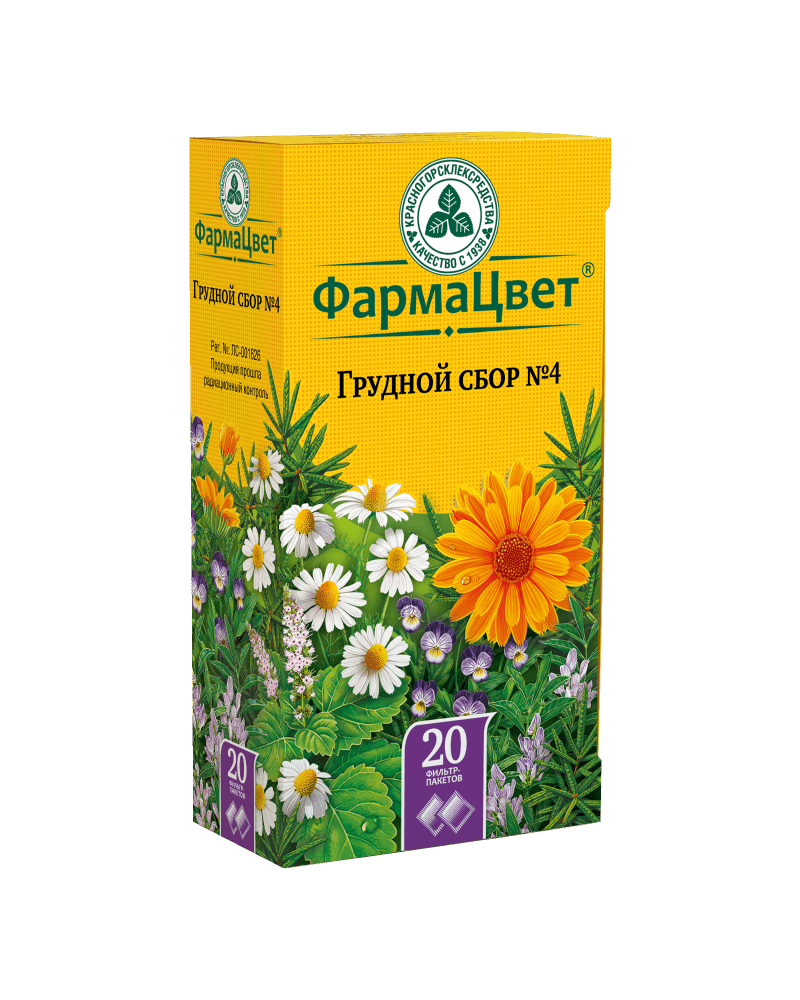 Грудний збір №4 20 фільтр пакетів