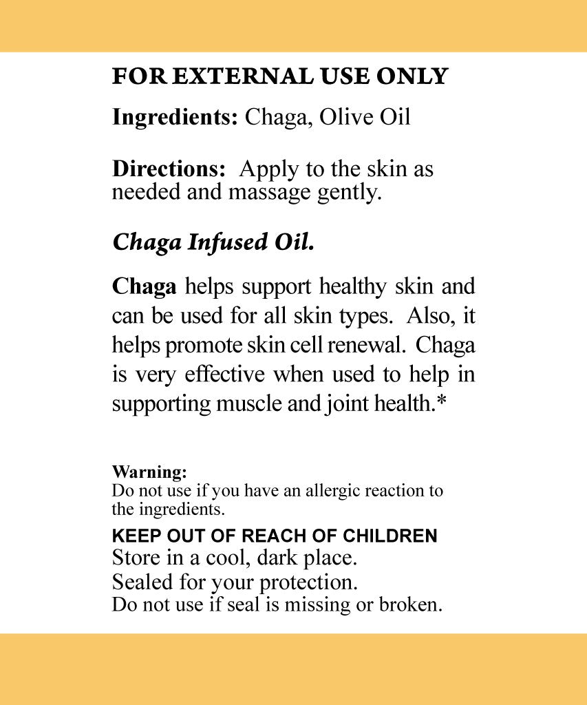 Chaga Oil 50 ml - USA Apteka