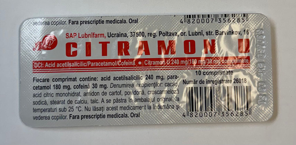 Citramon 10 tabs