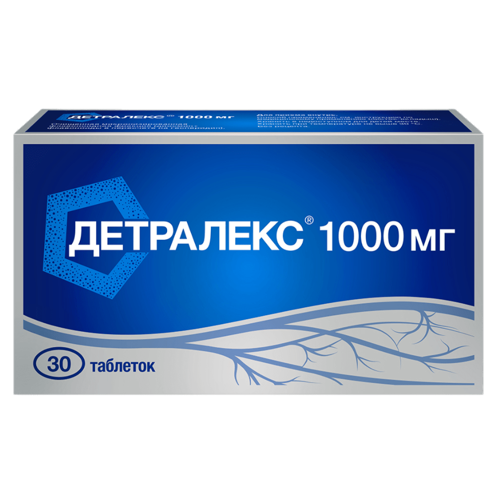 Детралекс 1000 мг 30 таб