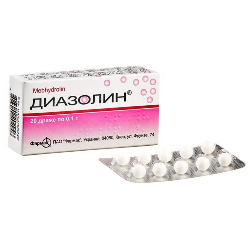 Diazolin 20 tab - USA Apteka