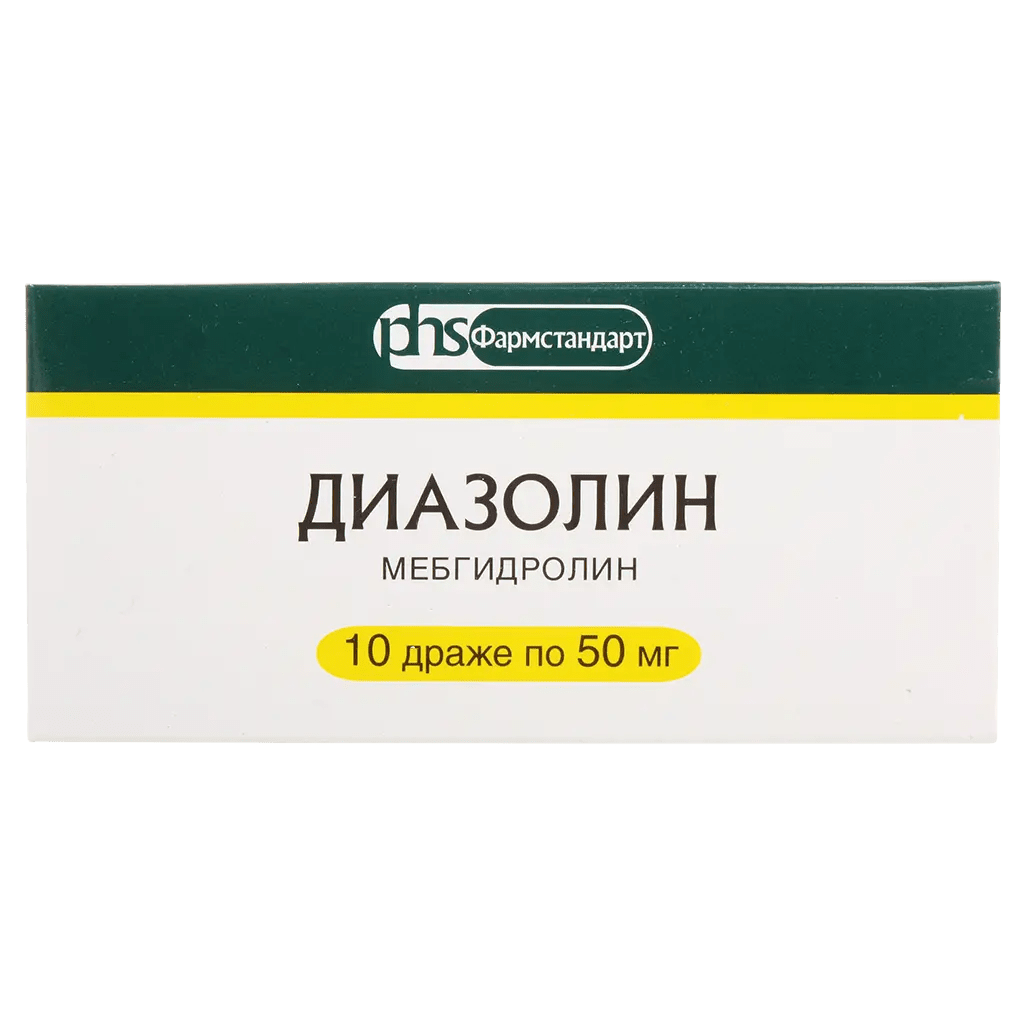Diazolin 50 mg 10 pcs