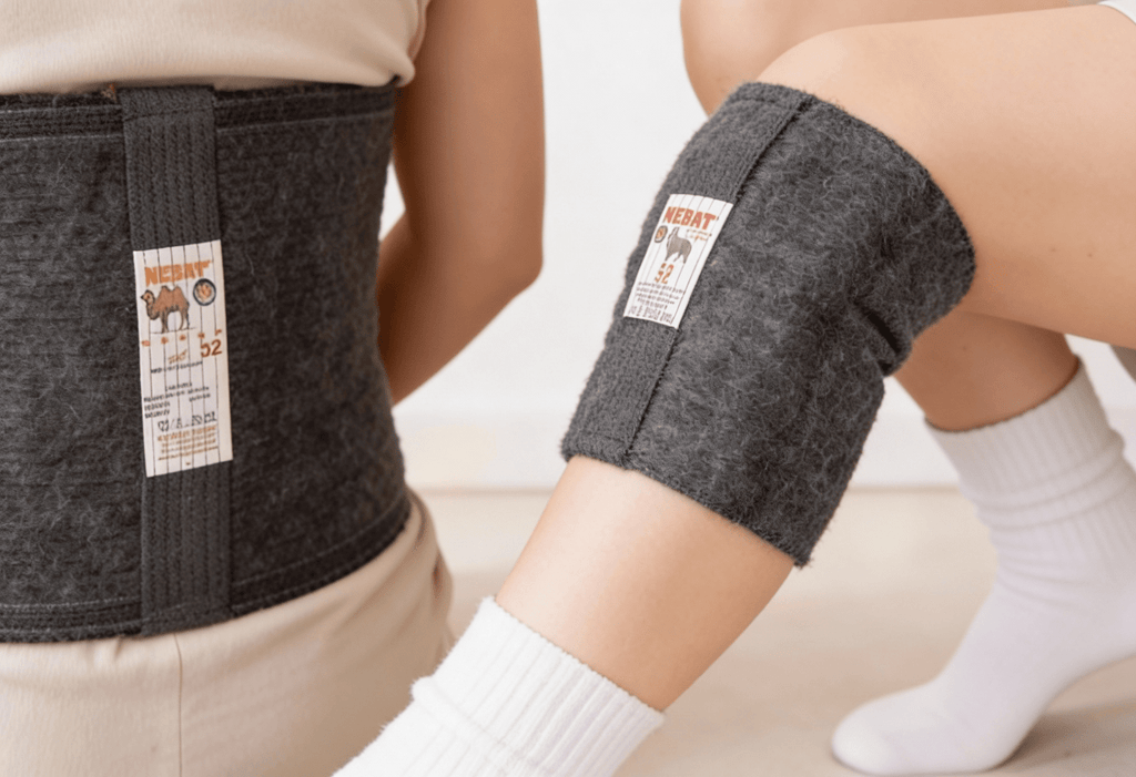 Dog Wool Belt + Dog Wool Knee Support + Wool Socks Set