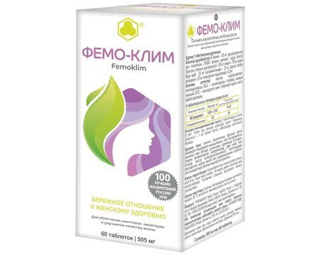 Фемо-клім 505 мг 60 таб
