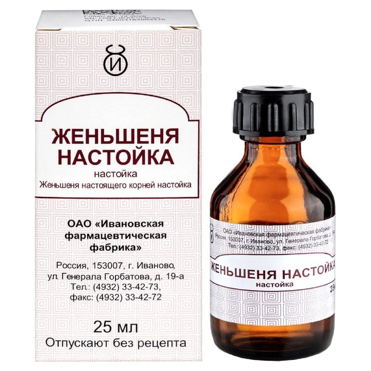 Ginseng tincture 25 ml