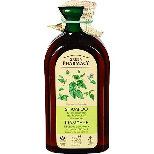 Green Pharmacy Шампунь Кропива дводомна та реп'яхова олія для нормального волосся 350 мл