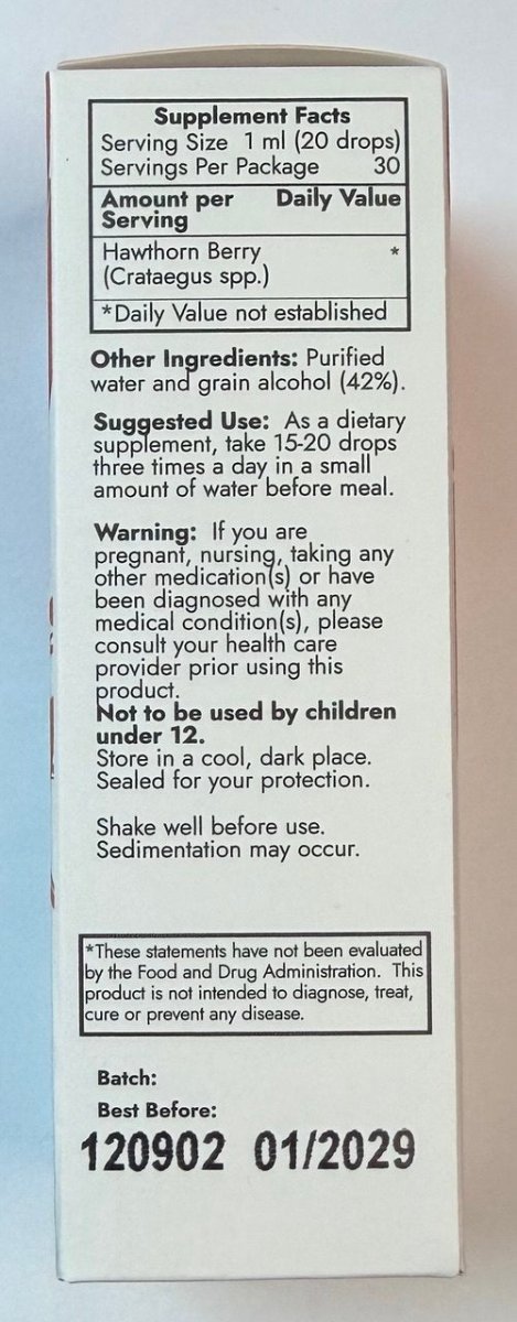 Hawthorn Berry Tincture 100 ml - Photo #5