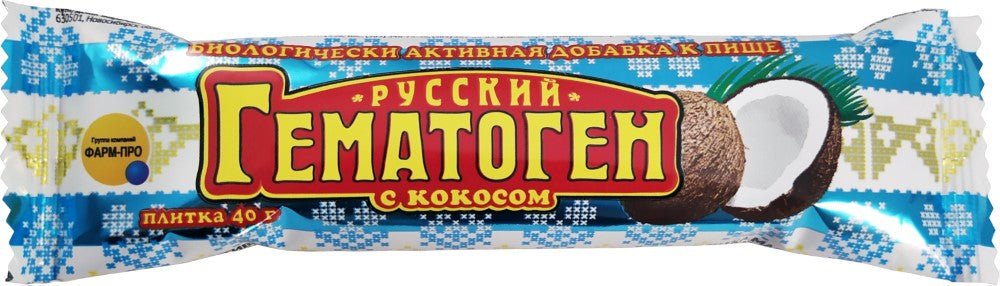 Гематоген в кокосовой глазури 40 г