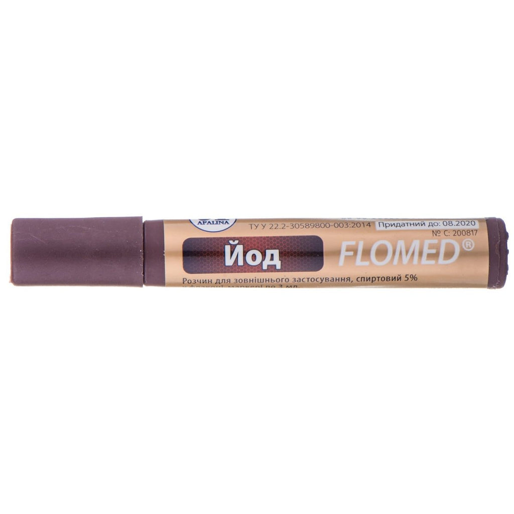 Iodine Flomed 5% pencil 3 ml - USA Apteka