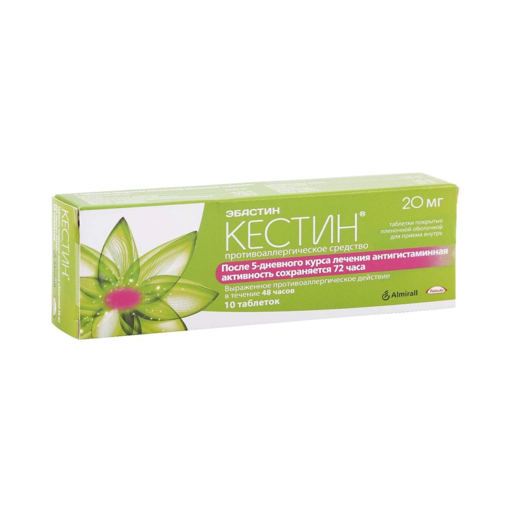 Kestin against allergies 20 mg 10 tabs