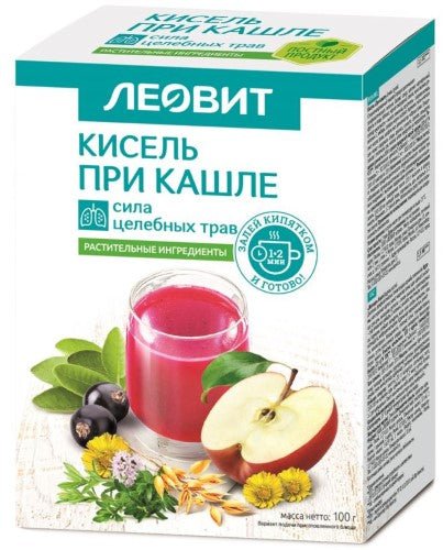 Kissel for Сough for Kids from 12 months 5 sachets - USA Apteka