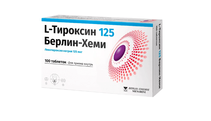 L-thyrosine 125 mcg 100 tabs