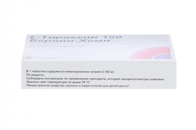 L-thyrosine 150 mcg 100 tabs - Photo #2