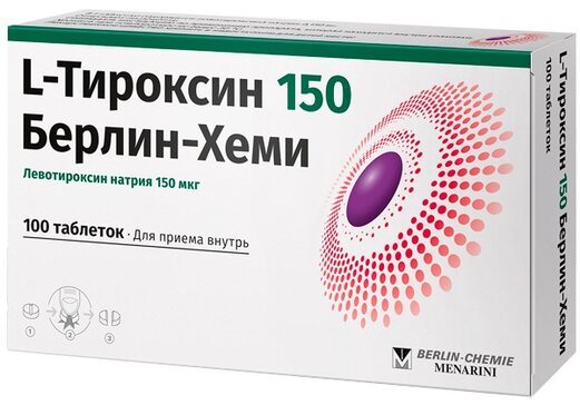 L-thyrosine 150 mcg 100 tabs
