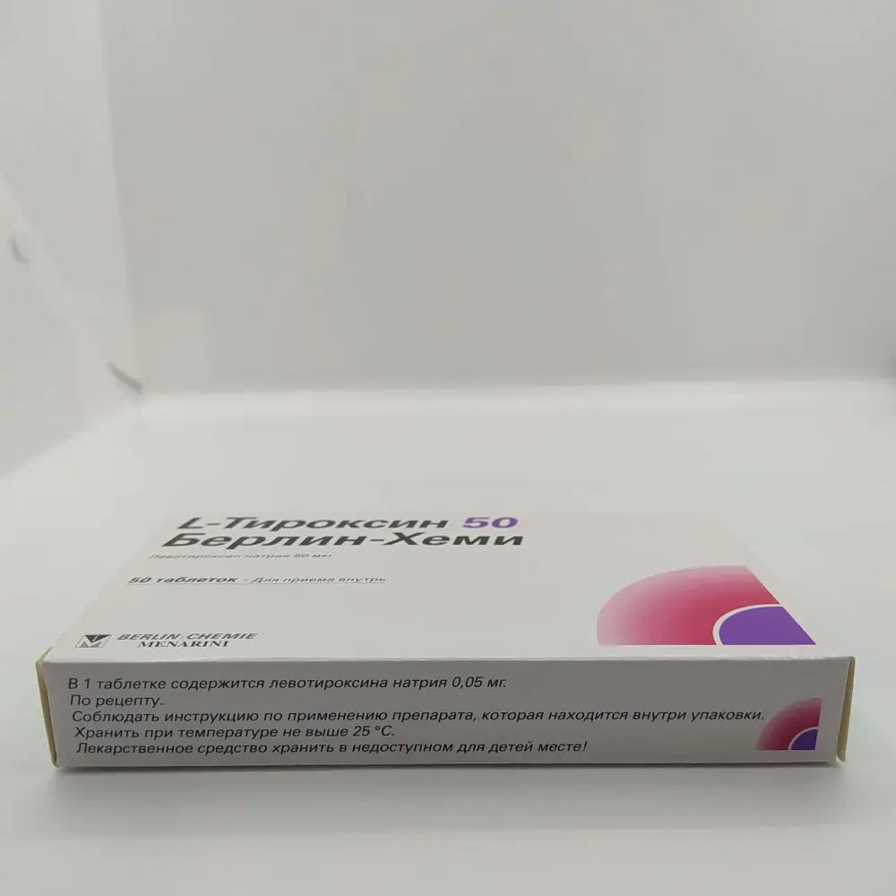 L-thyrosine 50 mcg 50 tabs - Photo #2