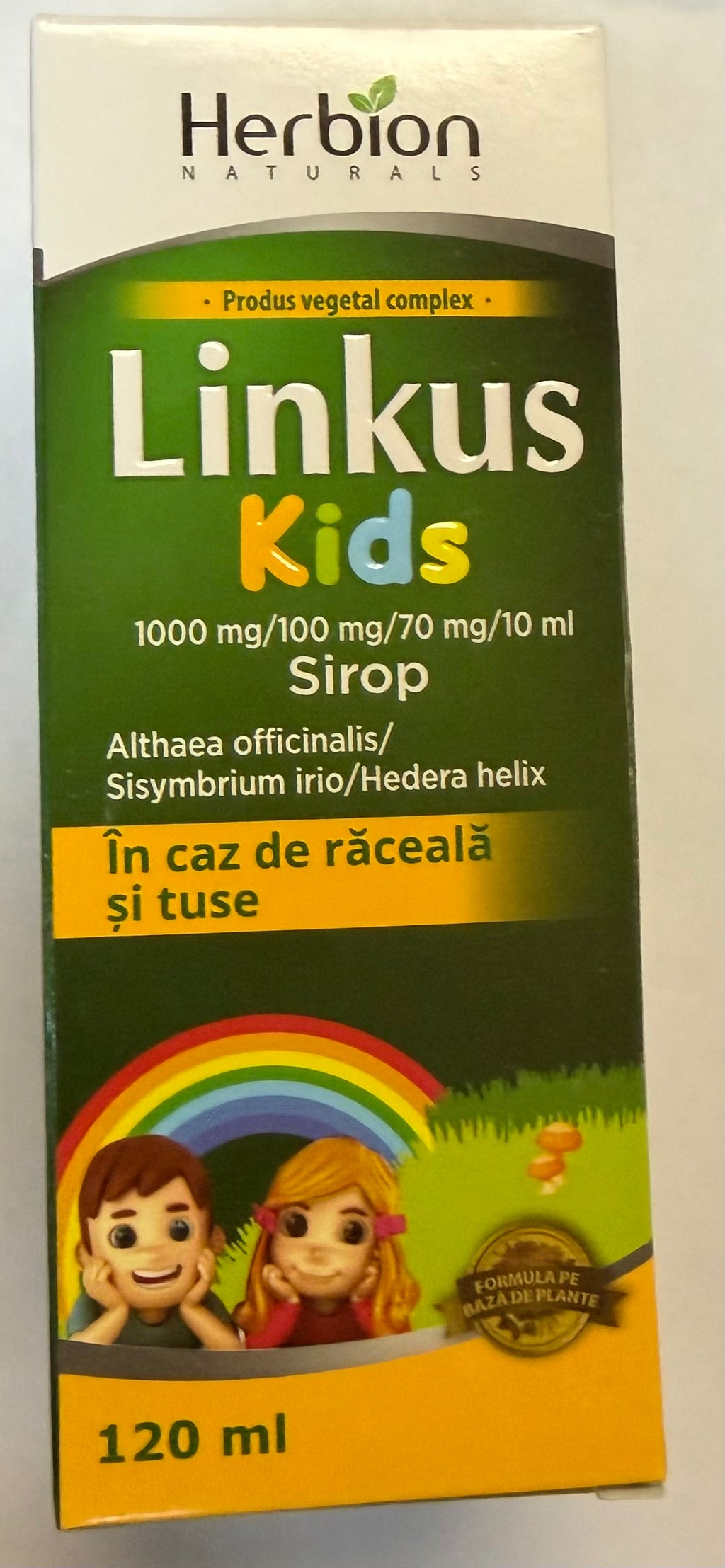 Лінкас плюс експекторант сироп по 120 мл