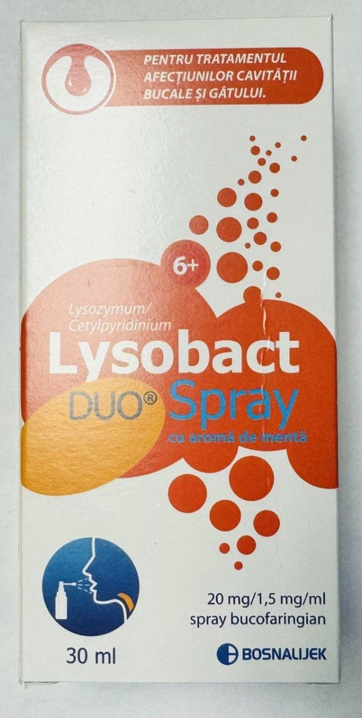 Lysobact duo spray 30 ml - USA Apteka