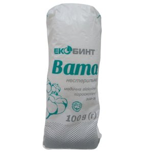 Вата медиинская нестерильная 100 г - Фото #2