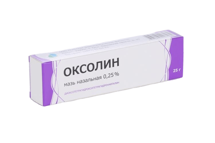 Oxolin nasal ointment 0.25% 25 g - USA Apteka