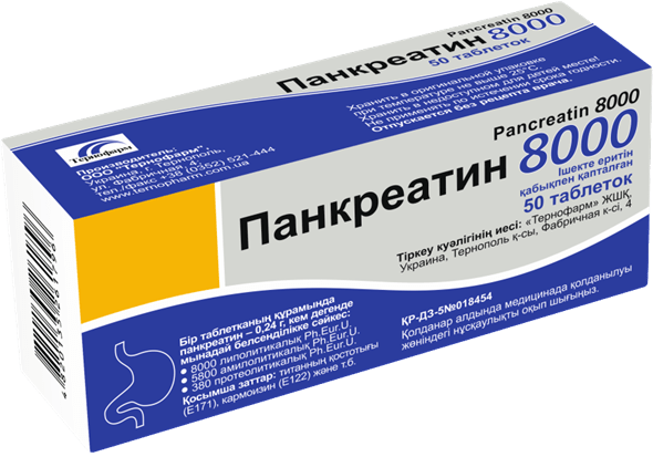 Панкреатин 25 ЕД 60 таб