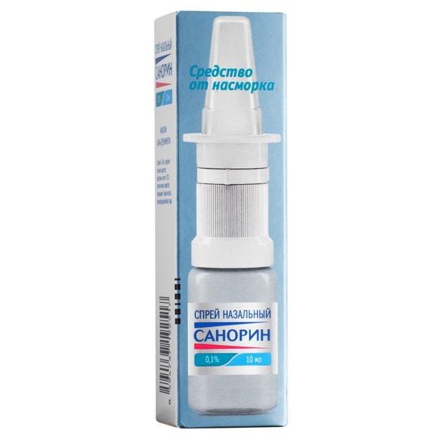 Sanorin nasal spray for adult - USA Apteka