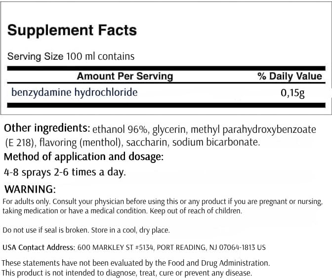 Tantum Verde Oral spray 1.5mg/ml 30ml - USA Apteka