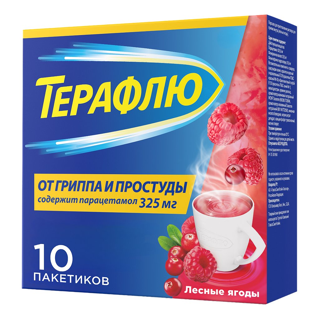 Theraflu Forest Berries 10 sachets - USA Apteka