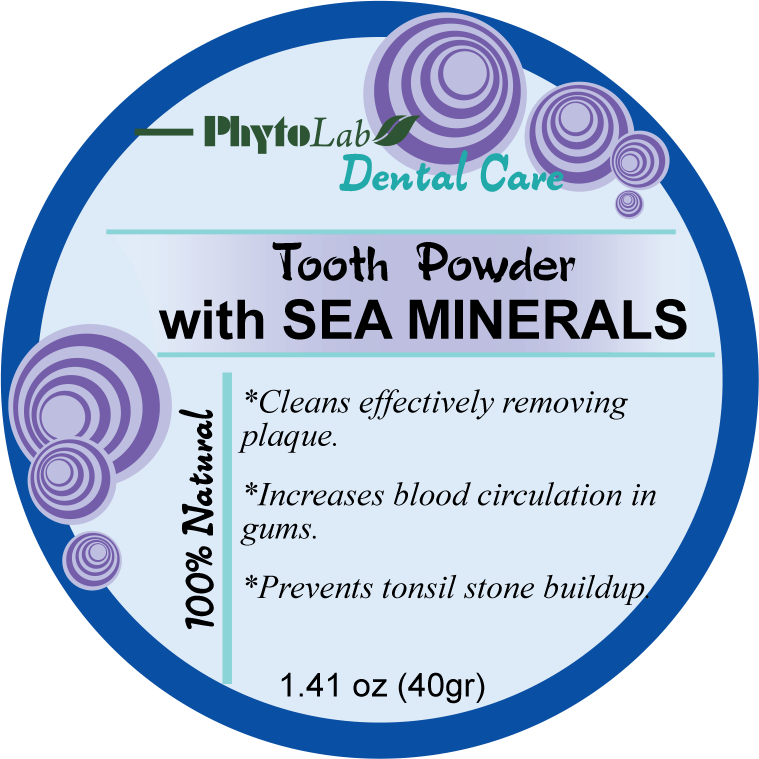 Tooth Powder Sea Minerals 40 gr - USA Apteka