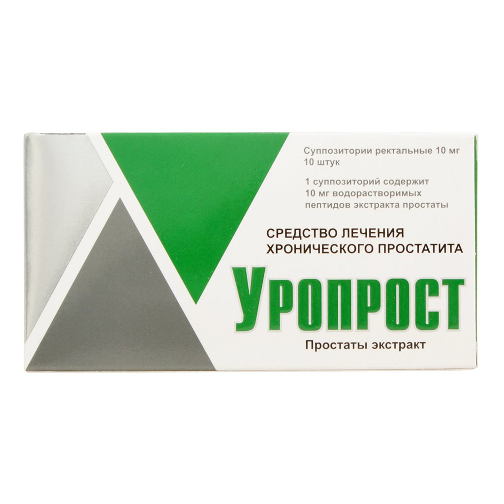 Uroprost rectal suppositories 10 mg 10 pcs