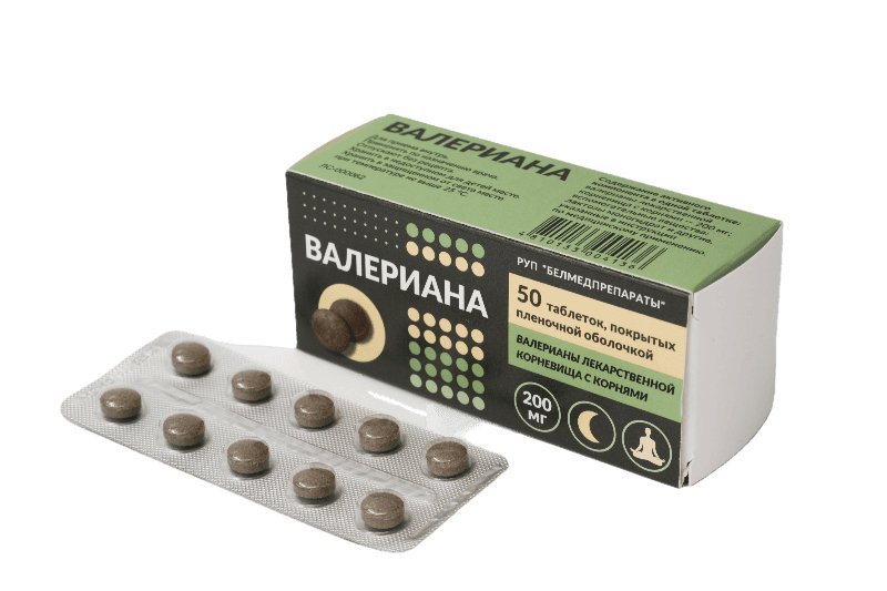Валеріана ніч 200 мг 50 таб