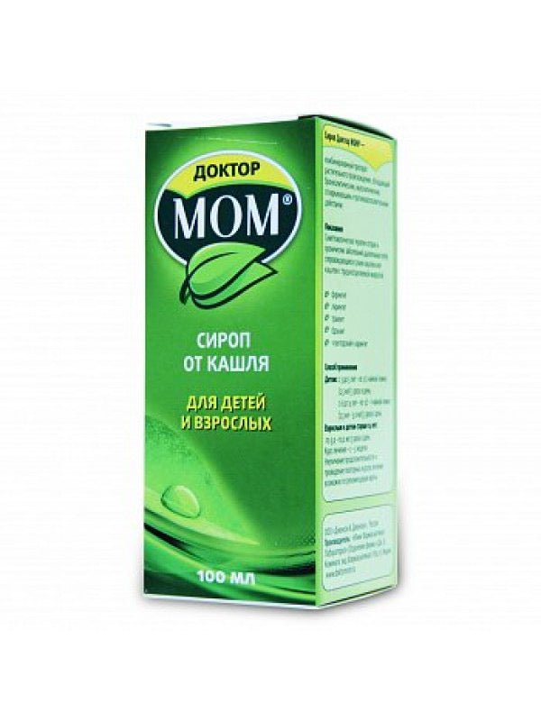 DOCTOR MOM SYRUP 100 ml - ДОКТОР МОМ СИРОП 100 мл - USA Apteka Russian pharmacy