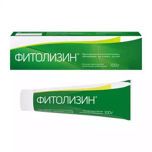 Паста фитолизина для лечения цистита 100 г