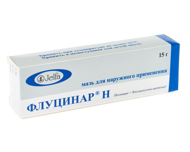 Flucinar Ointment 15g - Флуцинар Мазь 15г - USA Apteka russian pharmacy